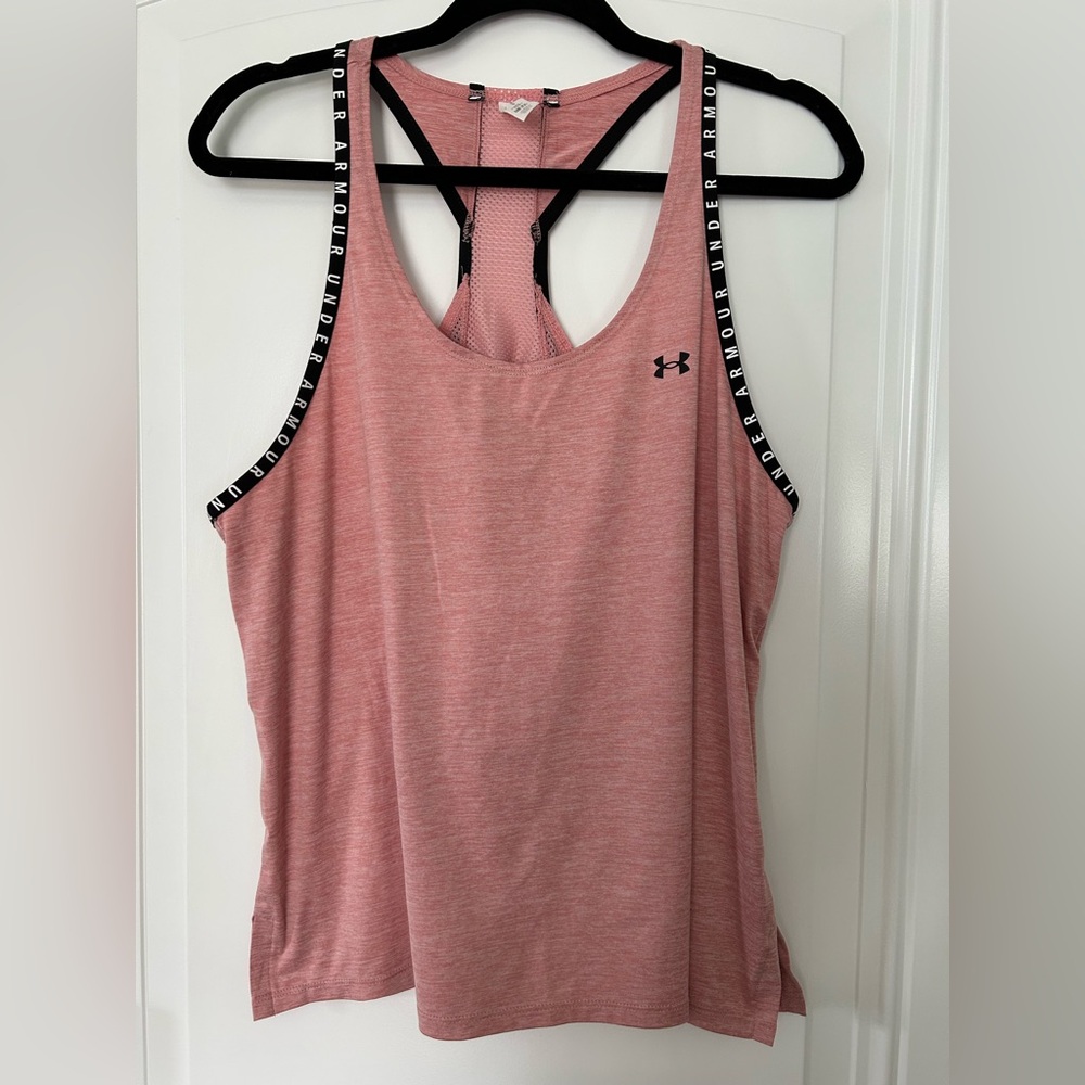 Under Armour Women's Knockout Mesh BackTank. Size L